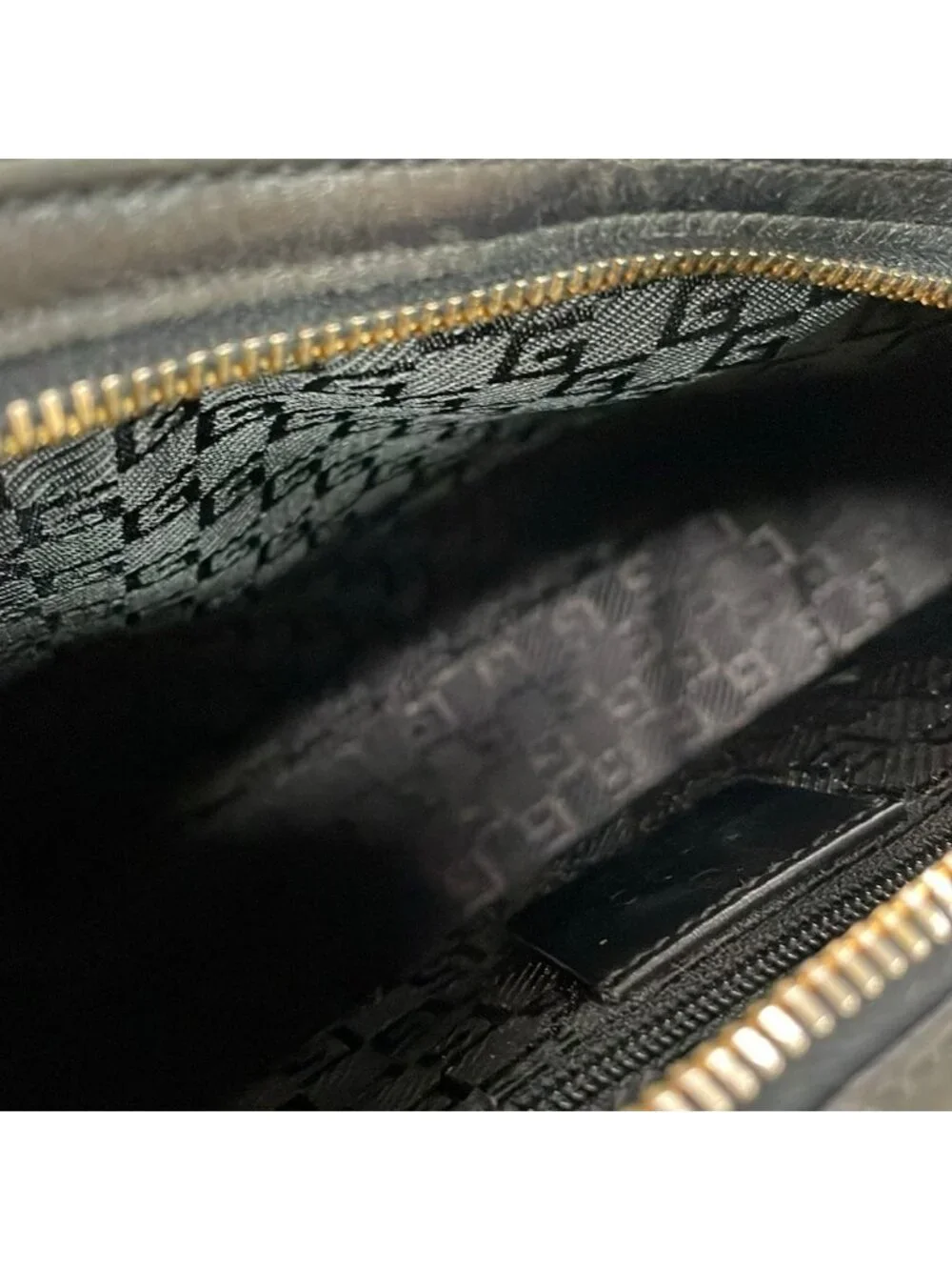 Gucci Shoulder Bag Black Leather